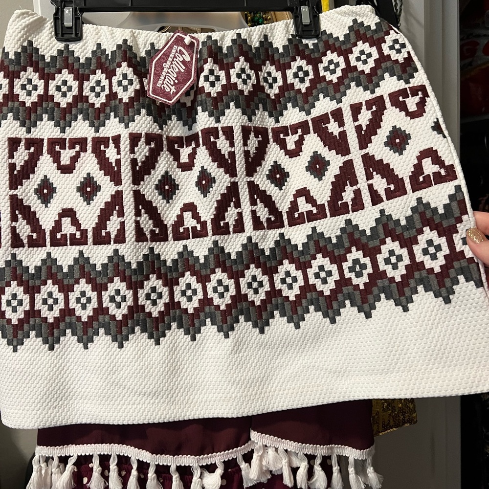 Collegiate game day skirt